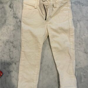Janie and Jack Kids' Classic Cream Corduroy Jeans